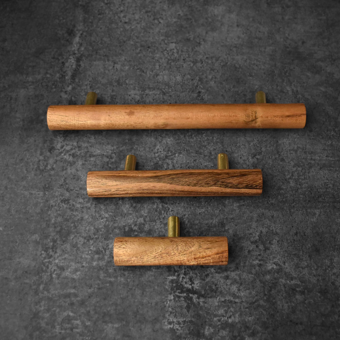 wooden drawer handle and pulls
