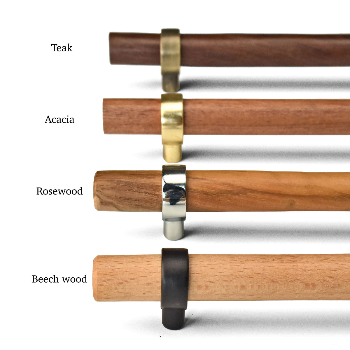 Vera Natura Adjustable Wood Cabinet Drawer Handles – Spruce and Pop