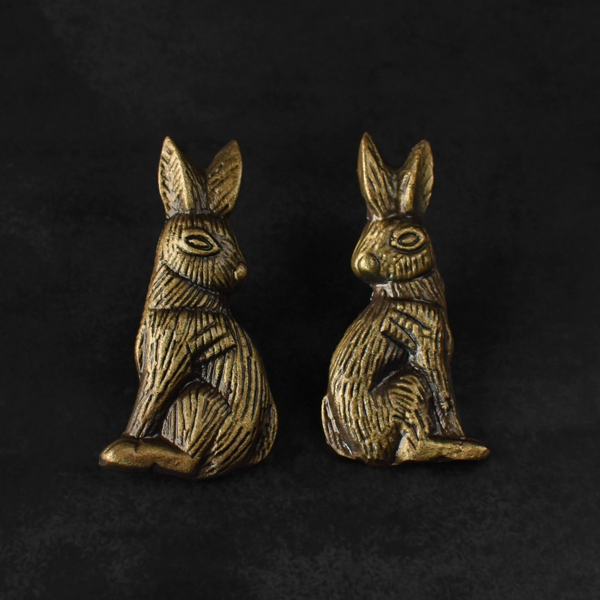 Roseline Decorative Rabbit Cabinet Drawer Handle Pair