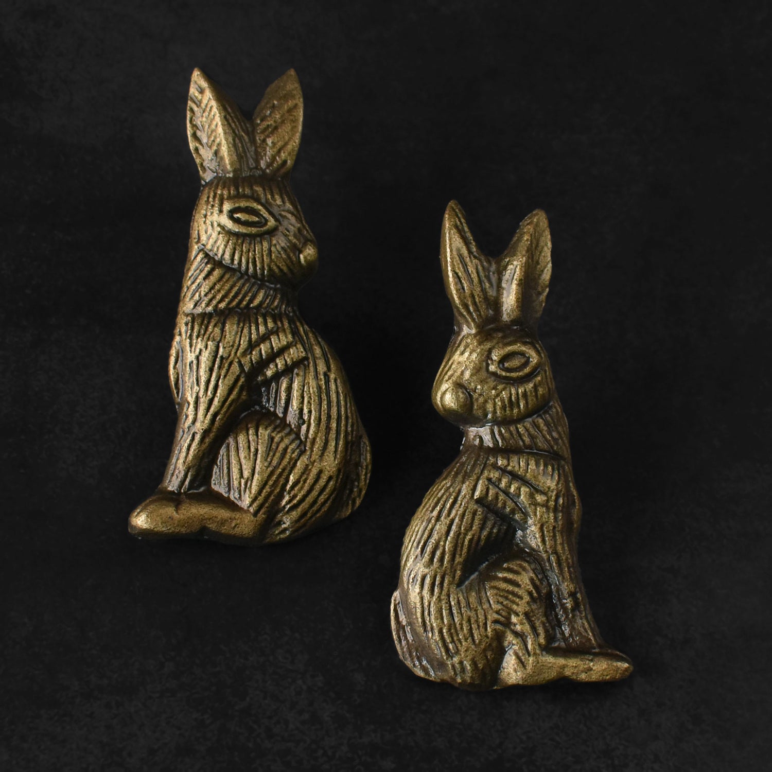 Roseline Decorative Rabbit Cabinet Drawer Handle Pair