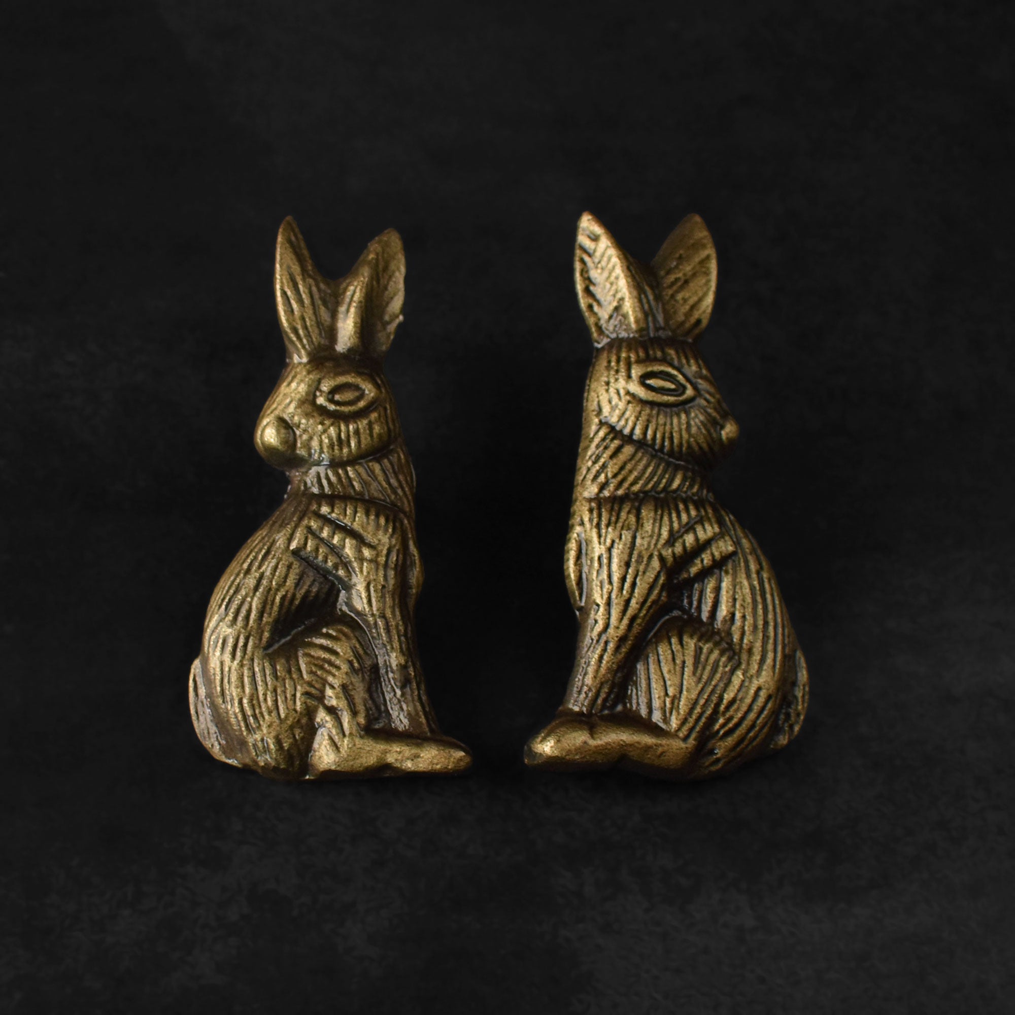 Roseline Decorative Rabbit Cabinet Drawer Handle Pair