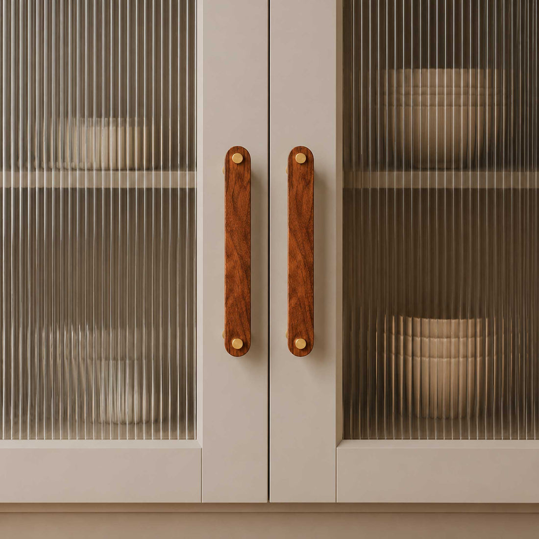 Fairmont Wood Brass Cabinet Drawer Handle