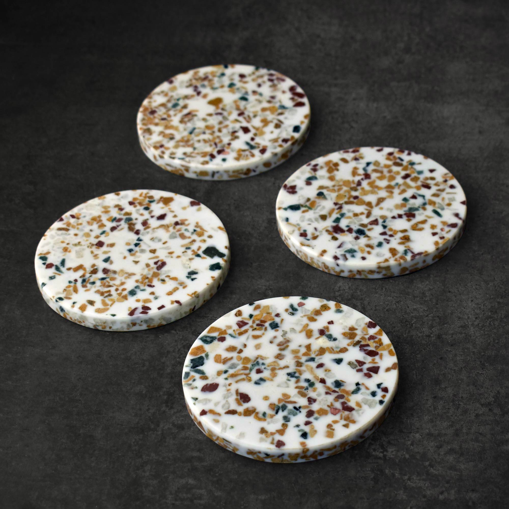 Philomena Terrazzo Coasters Set of 4