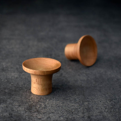 small wooden knob