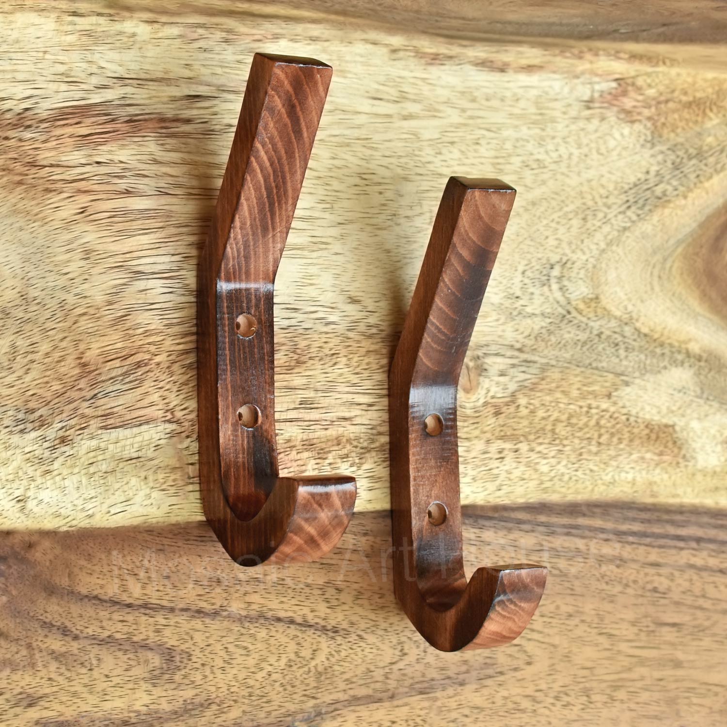 Blenheim Wood Coat Hanger and Hook