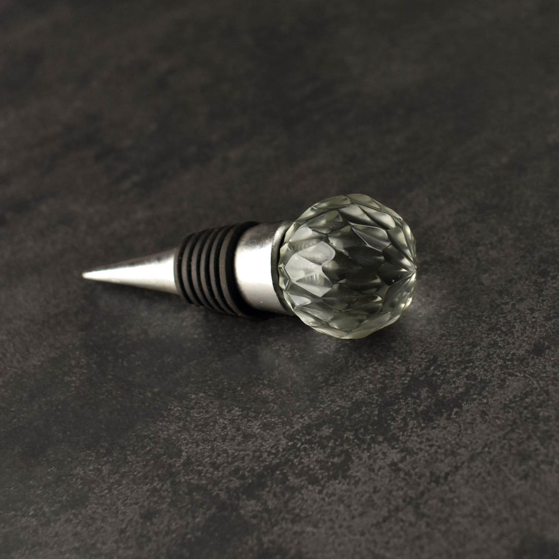 Vinella Cut Glass Wine Bottle Stopper