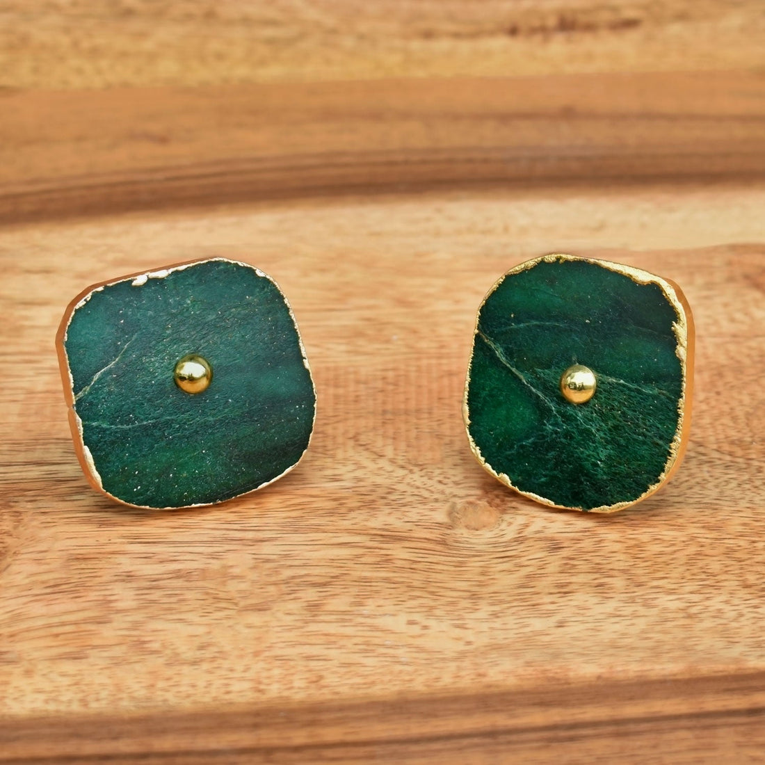 green agate dresser knob