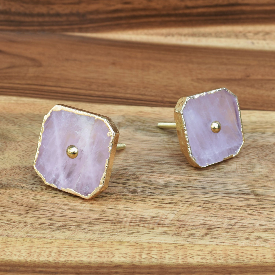 rose quartz agate cabinet wardrobe knob