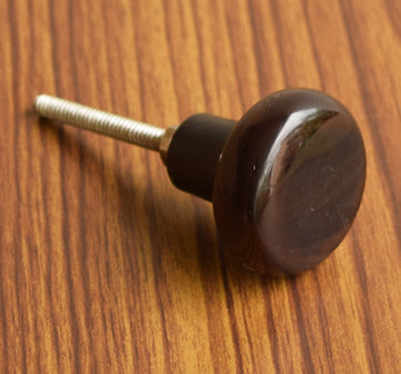 Mandakini Brown Resin Cabinet Drawer Knob