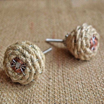 Vaani Jute Ball Furniture Knob