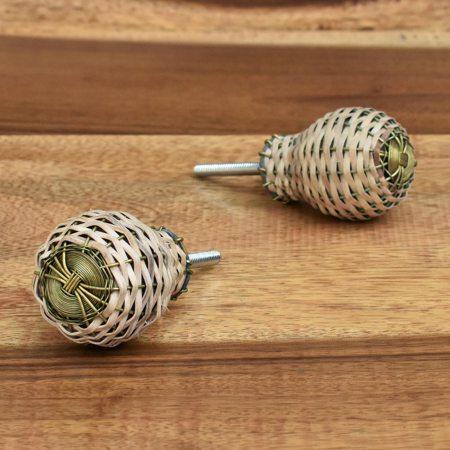 rattan drawer knob