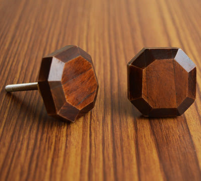 Dhara Wood Kitchen Cabinet Knob