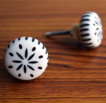 white knob for drawers