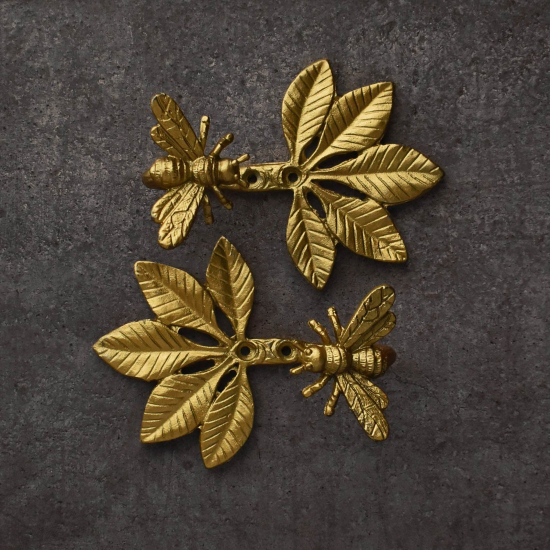 brass bee curtain holdback