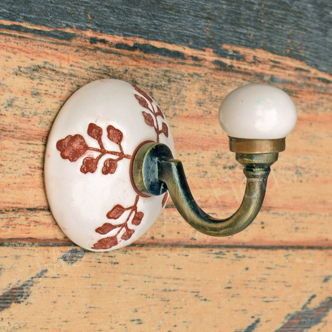 Rye Ceramic Coat Wall Hook and Keys Hanger