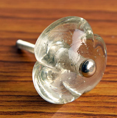 Episkey Clover Glass Cabinet Door Knob and Pull