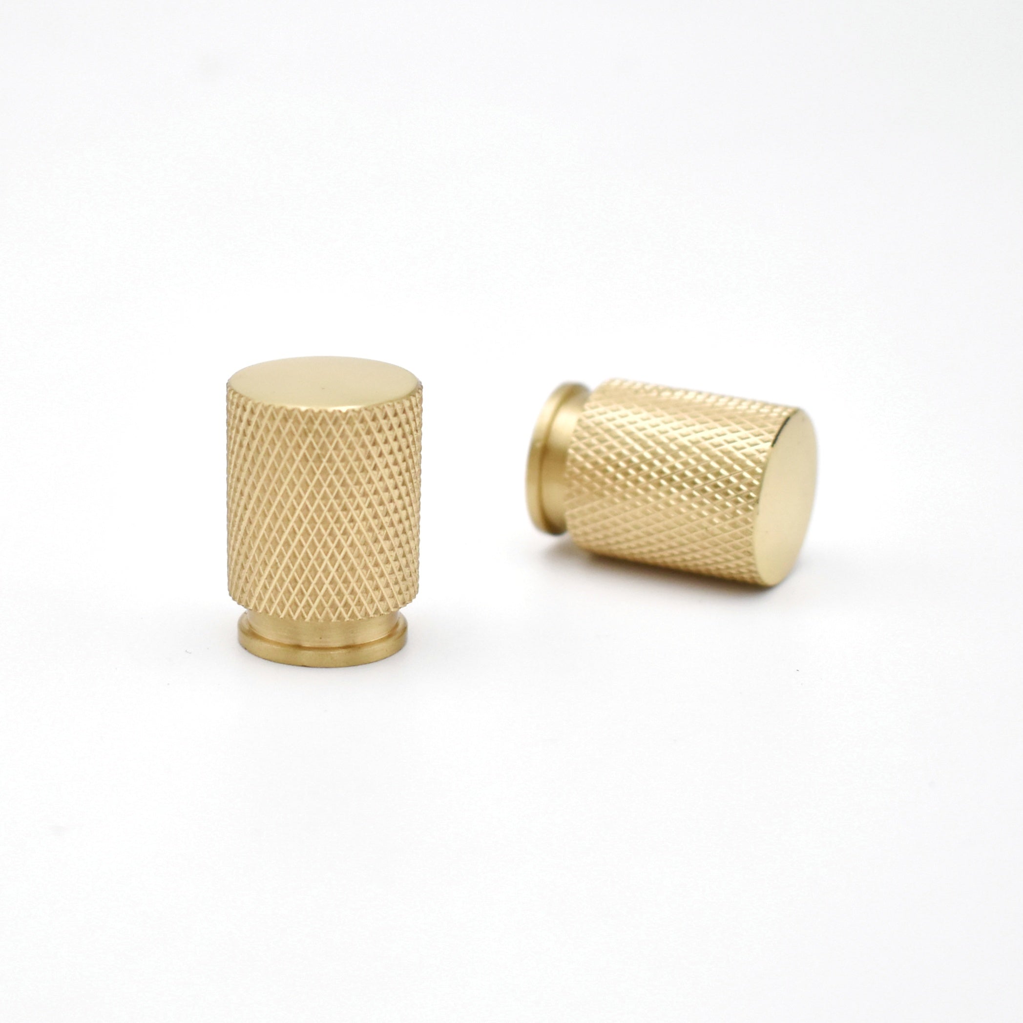 Cyril Solid Brass Knurled Cabinet Dresser Knob