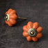 orange melon ceramic knob