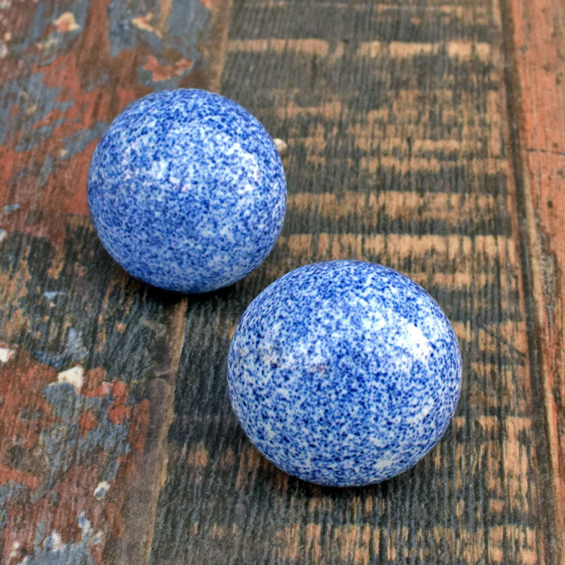 Blue Nile Ceramic Cabinet Dresser Knob