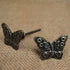 antique butterfly cabinet knob