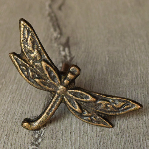 Ceres Antique Dragonfly Kitchen Cabinet Knob Pull