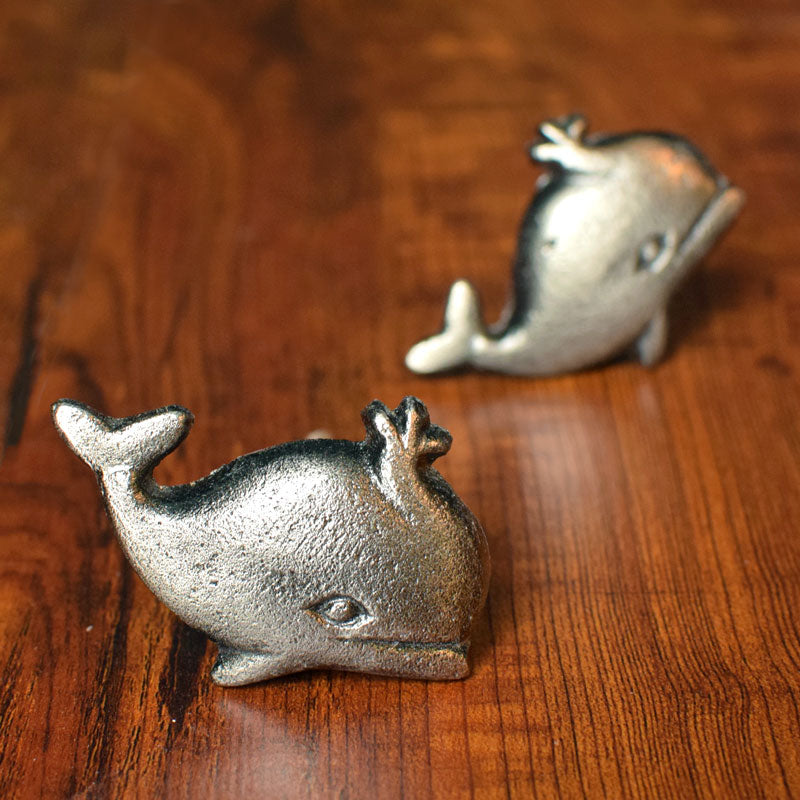 Moby Pewter Whale Cabinet Cupboard Knob