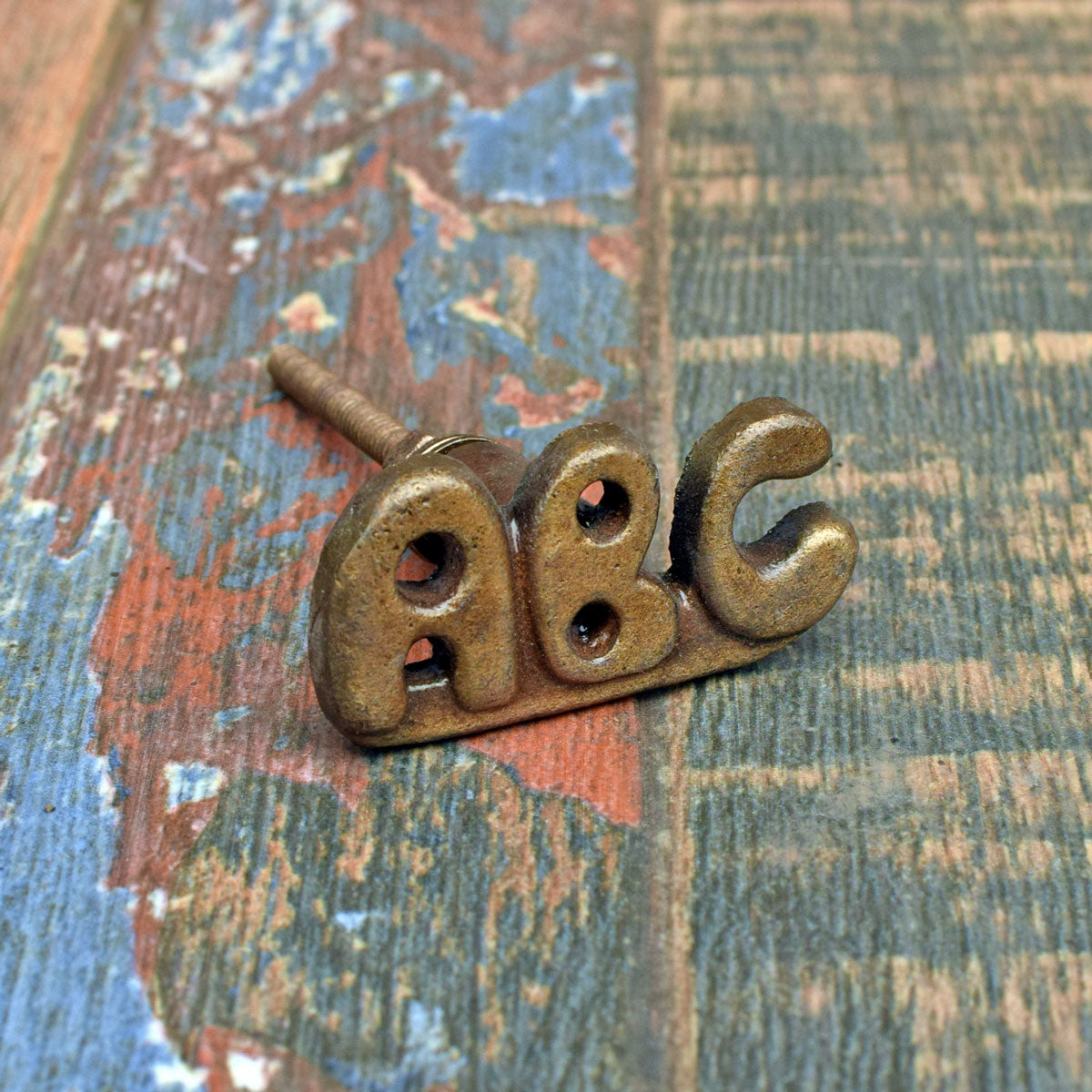 English Alphabet Metal Drawer Knob