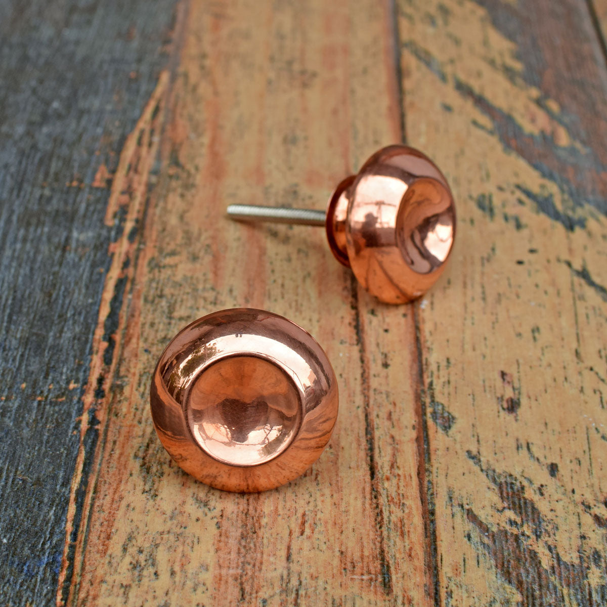 copper drawer knobs