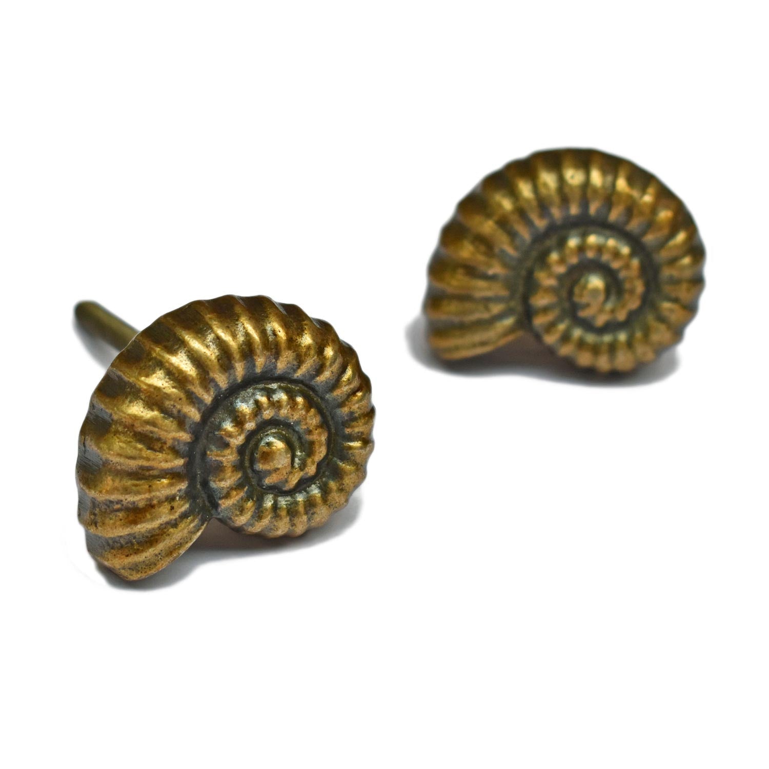 Nautilus Antique Metal Furniture Knob