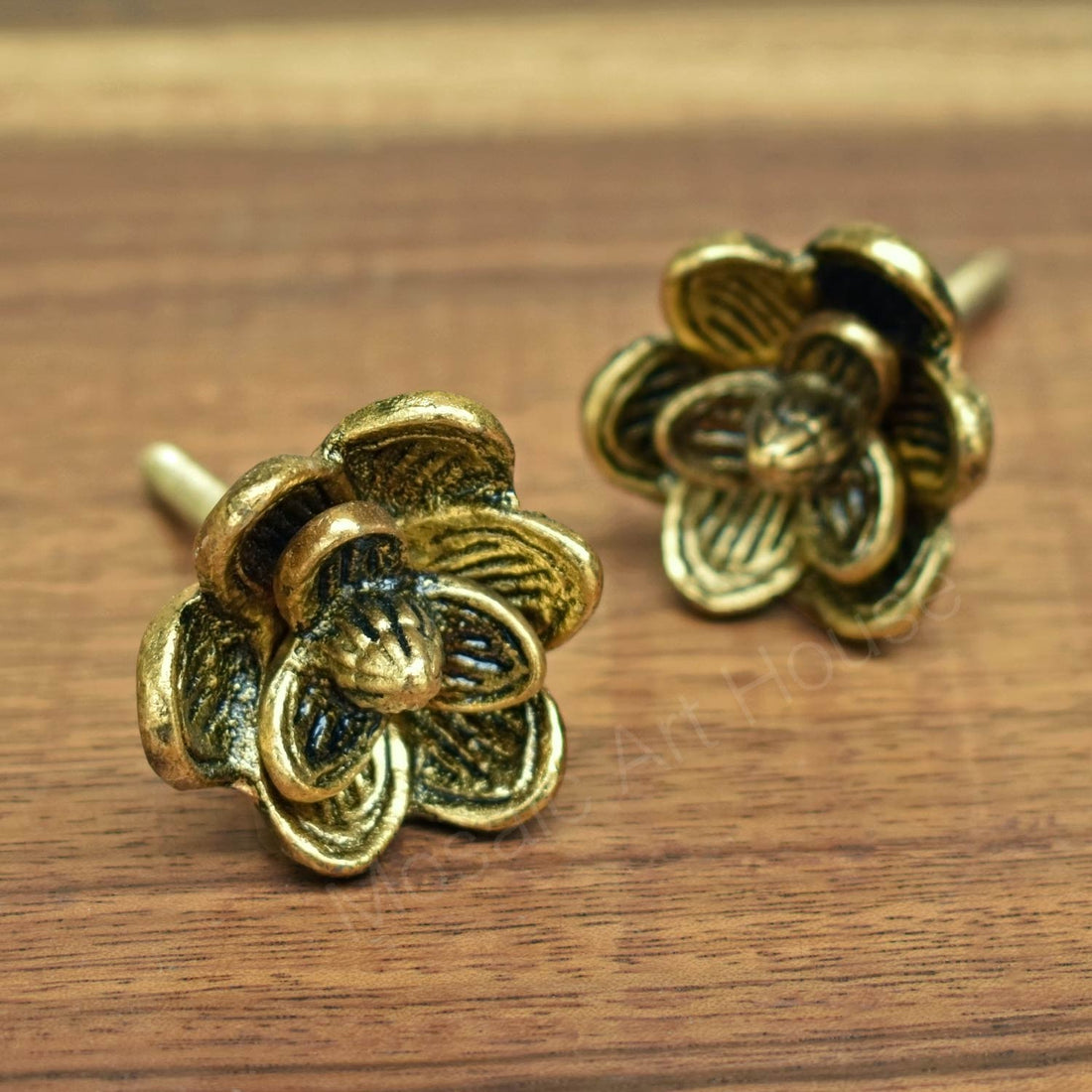 antique flower knobs for drawers