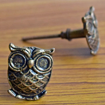 Nocturne Owl Cupboard Drawer Knob