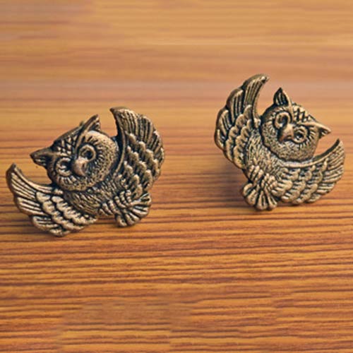 Nereus Owl Cupboard Drawer Knob