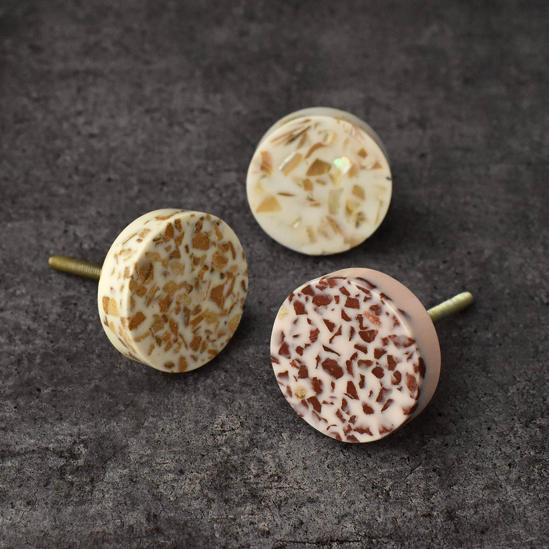 Moonrock Terrazzo Cupboard Cabinet Drawer Knob