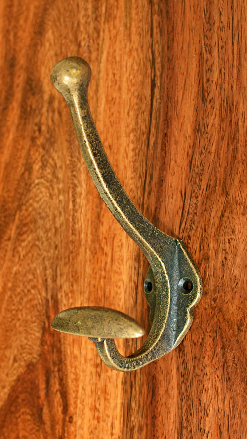 Larissa Antique Iron Coat and Towel Wall Hook