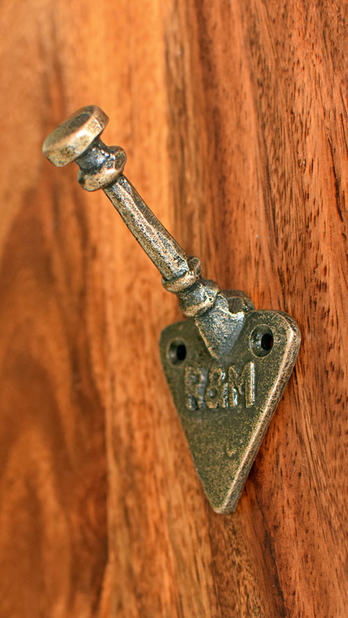 Grenoble Iron Coat and Towel Wall Hook