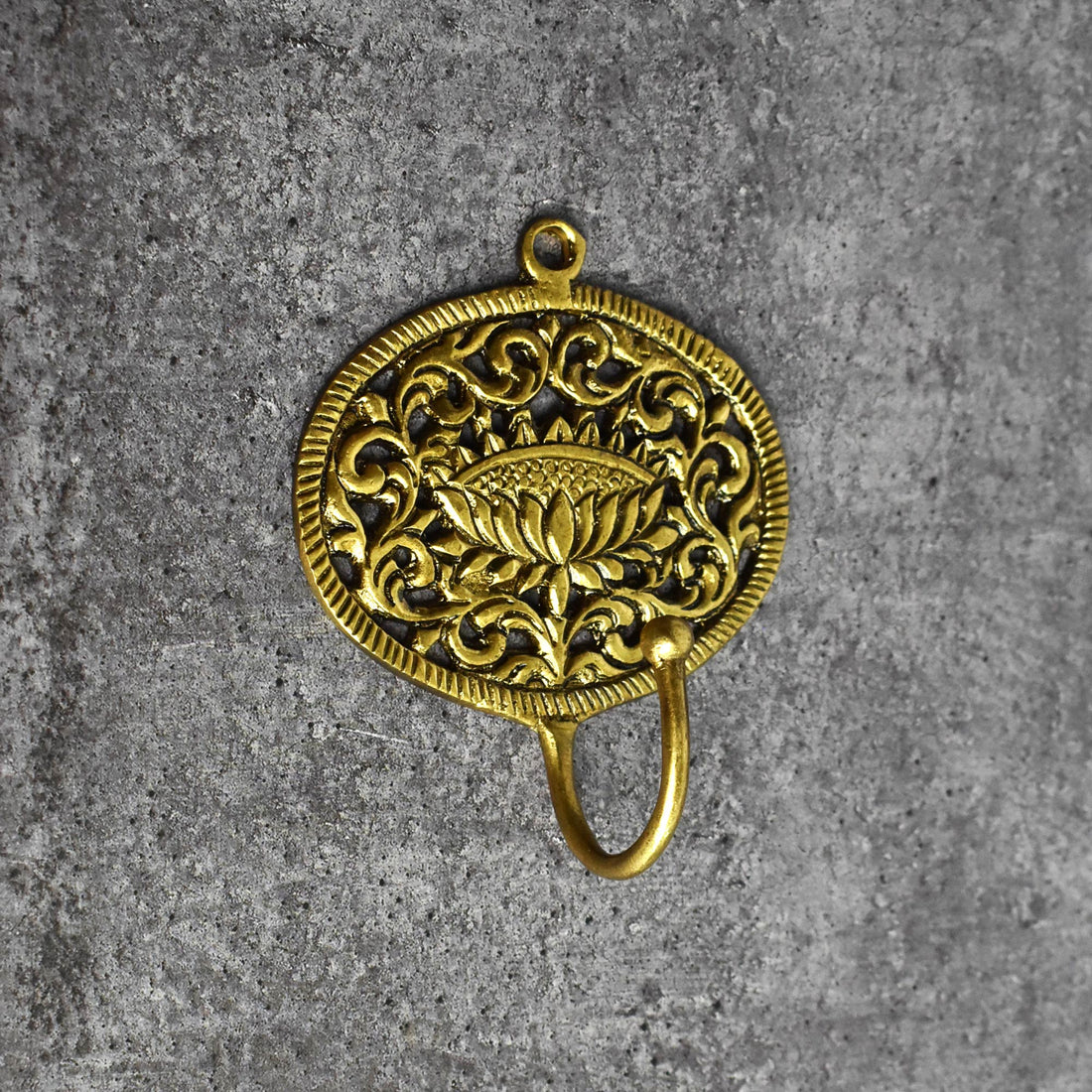 Guadiana Solid Brass Coat and Towel Wall Hook Keys Hanger