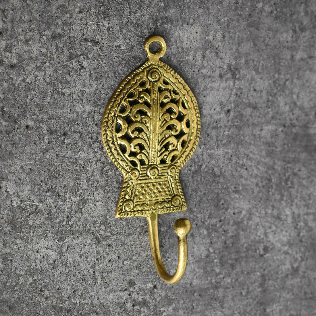 Tajo Solid Brass Coat and Towel Wall Hook Keys Hanger