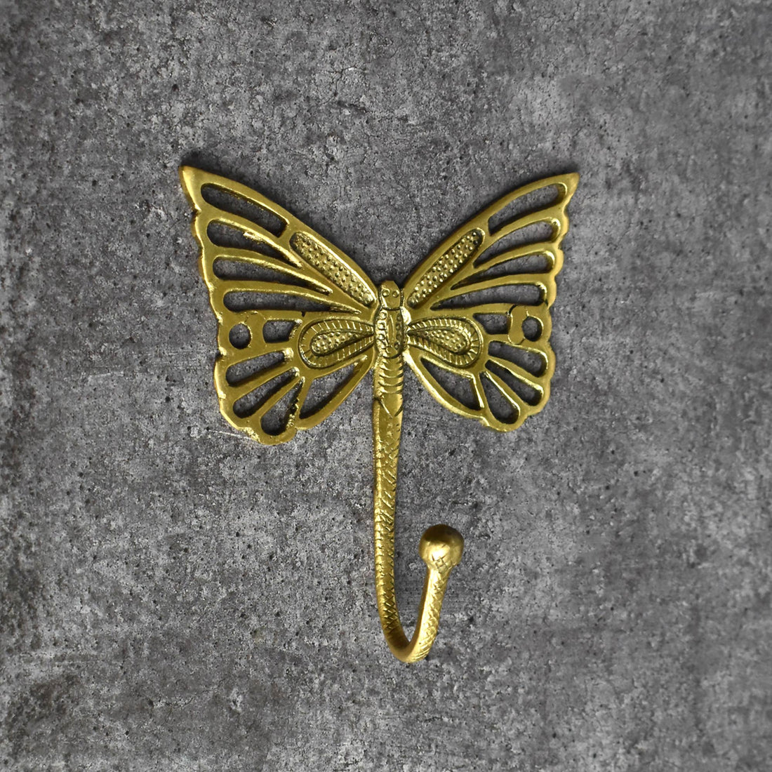brass butterfly wall hook