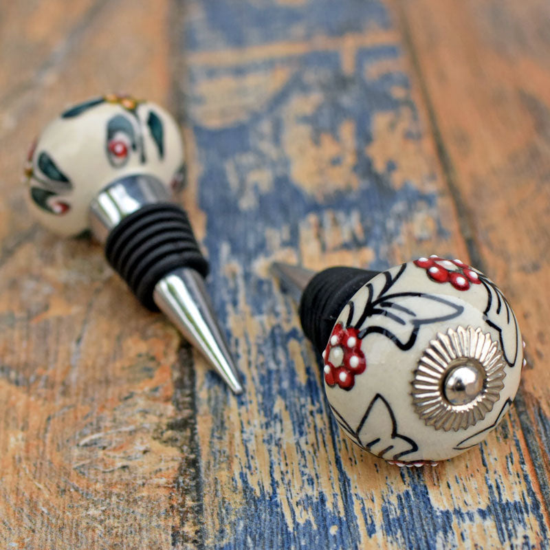 Madeira Floral Wine Bottle Stopper