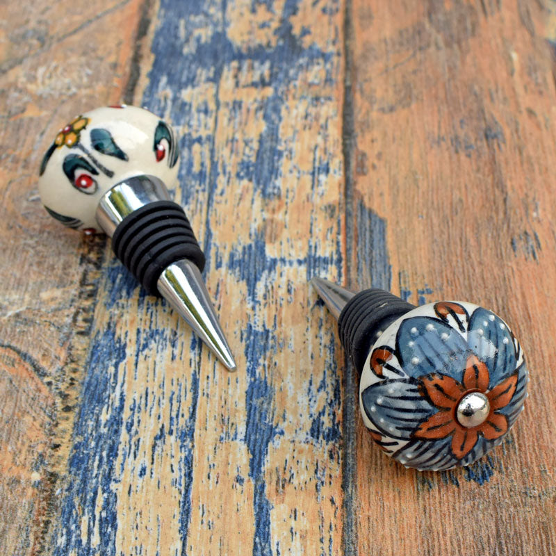 Moscato Floral Wine Bottle Stopper