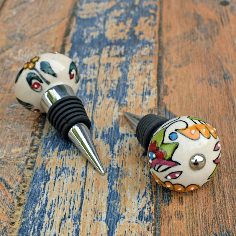 Sangiovese Floral Wine Bottle Stopper