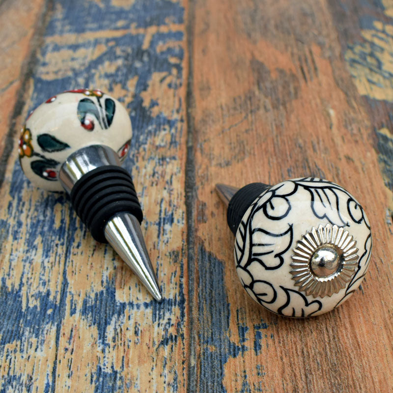Cabernet Sauvignon Black Wine Bottle Stopper