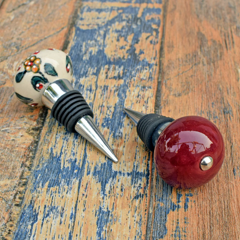 Malbec Red Wine Bottle Stopper